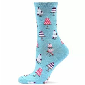 Women's Hot Sox 'Wedding Cakes' Crew Socks, Size 9/11 Shoe Size 4-10 1/2 6775